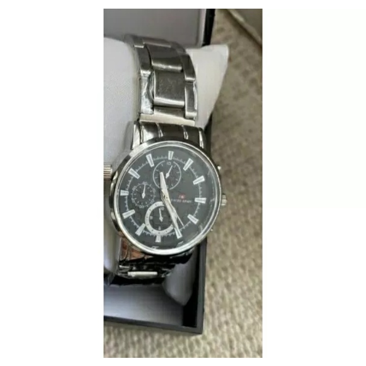 JAM TANGAN COUPLE CRONO SATINLESS STEEL JAM TANGAN RANTAI PASANGAN