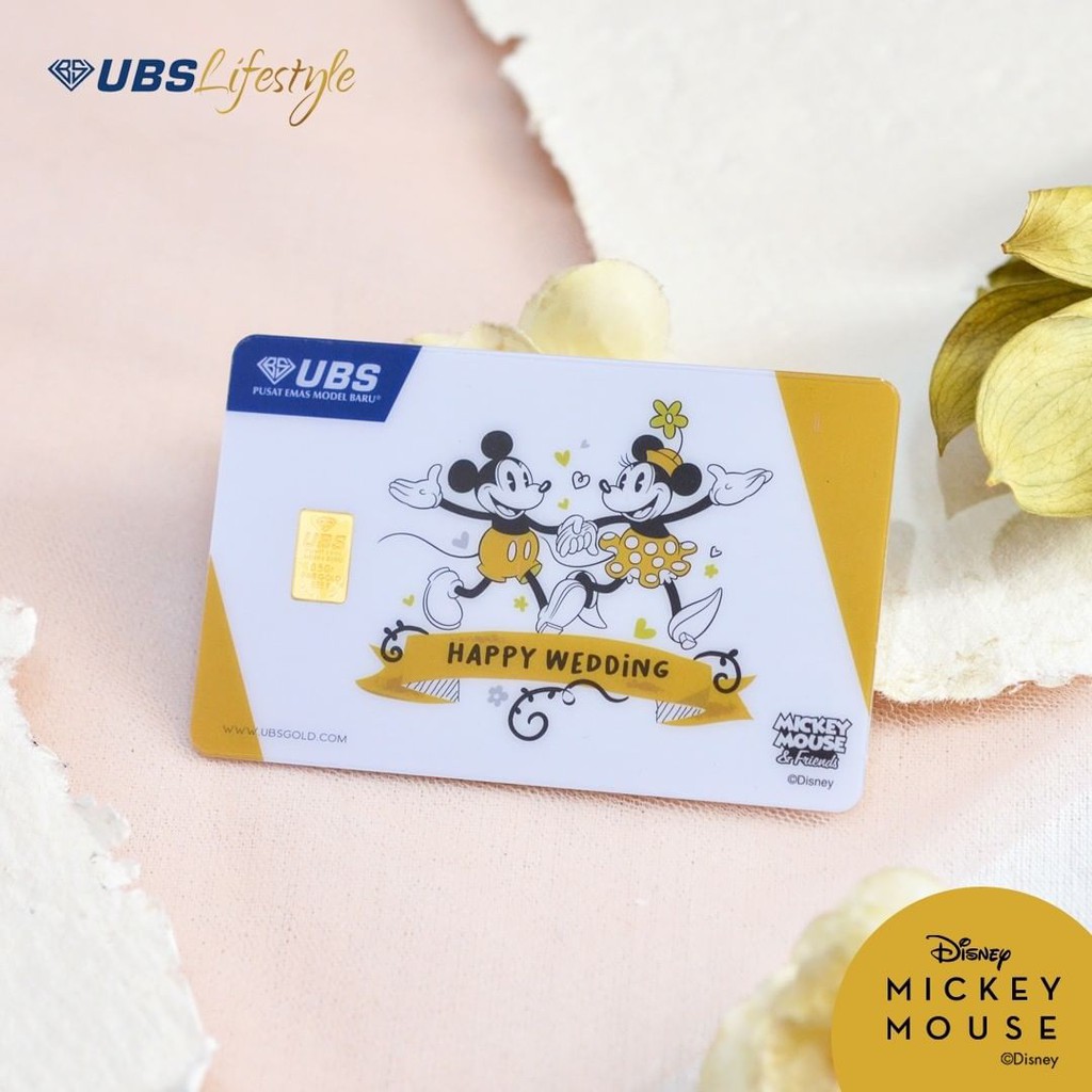 

Kado Pernikahan UBS Happy Wedding Disney Edition Angpao