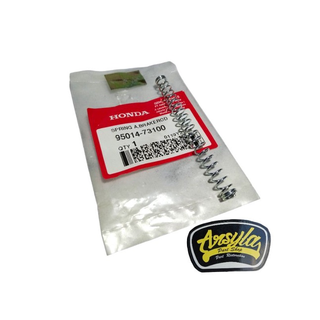 per kawat rem spring brakerod 95014-73100 original Honda c50 C70 c90 c700 c800 supercup Astrea 800 s