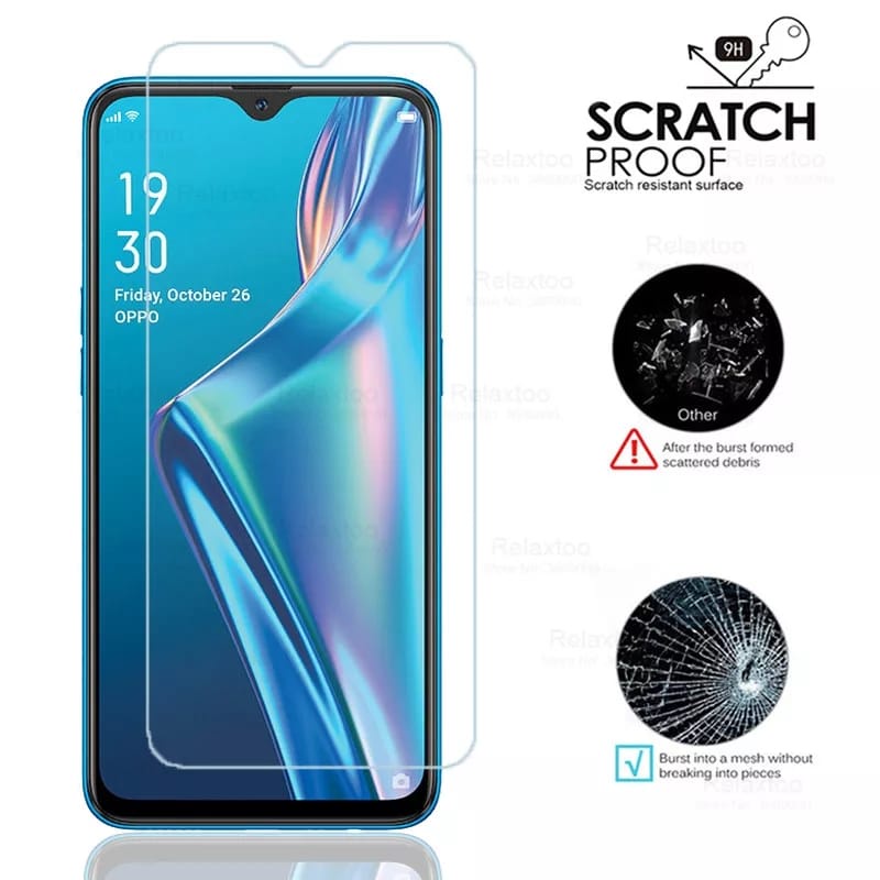Tempered Glass OPPO A12 / OPPO A12E  / OPPO A12S / OPPO A5S Anti Gores Layar Clear Handphone