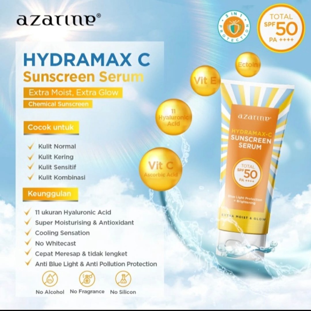 AZARINE Hydramax C Sunscreen Serum spf50 40ml