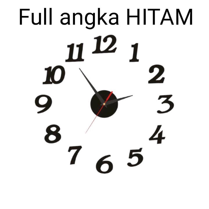 Jam Dinding Angka Aesthetic Analog Besar Tembok Manual