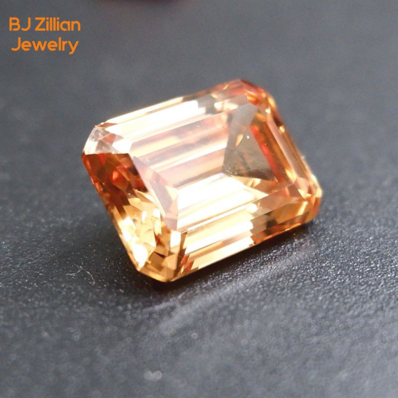 16x12MM Batu Permata Emerald Cubic Zirconia A3+ Quality