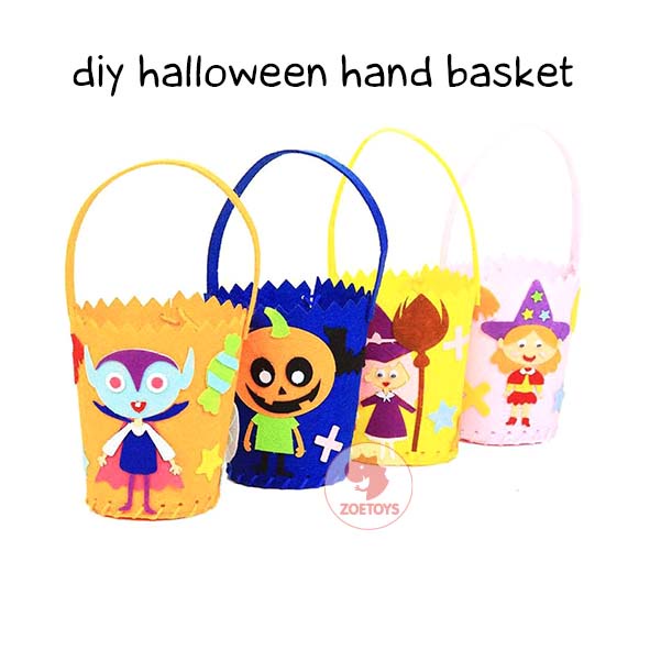 Zoetoys DIY Christmas Hand Basket Halloween Bag | Tas Hampers Art and Craft Flannel Prakarya Anak | Snowman Santa Reindeer Wreath Tree | Cari Kado | Cari Kado Natal | Cari Bingkisan Hampers
