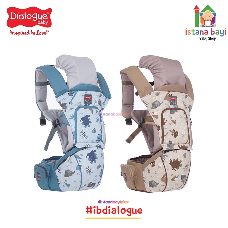 Dialogue Hipseat 10in1 Dino Fun Series - Gendongan Bayi DGG4254