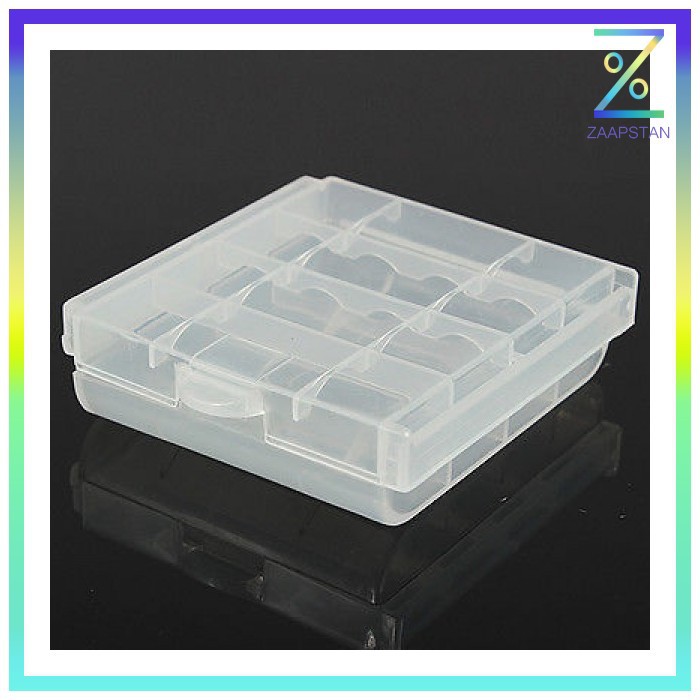 Case Baterai Transparan Untuk 4x14500 - CY045 - Transparent