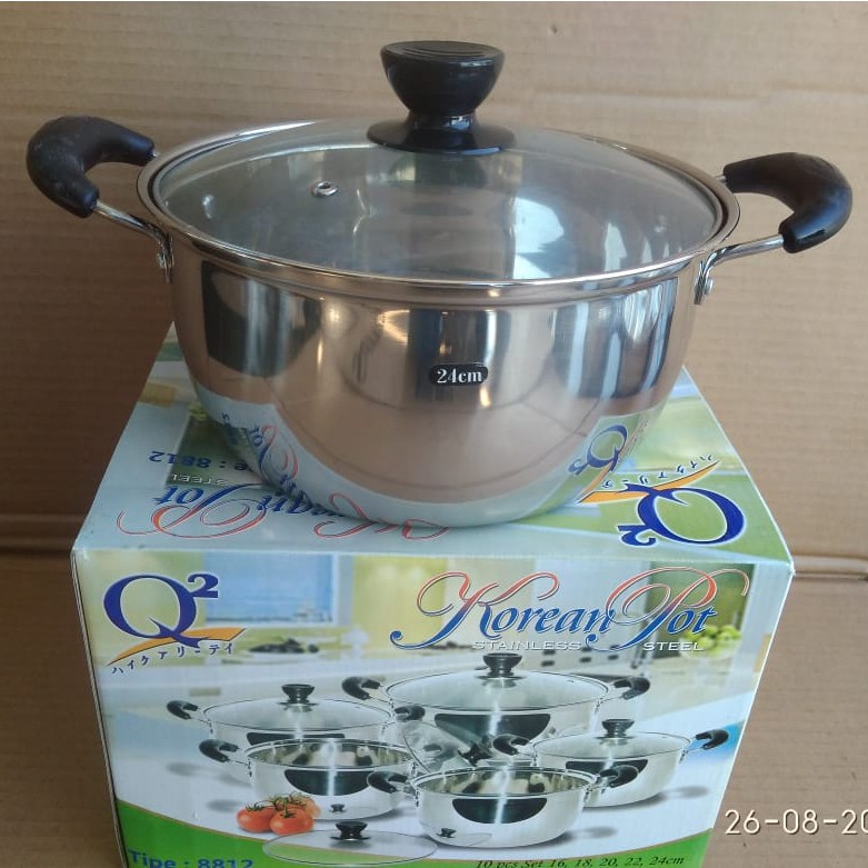 Q2 Panci Set Korean Pot Q2-8812 5 pcs