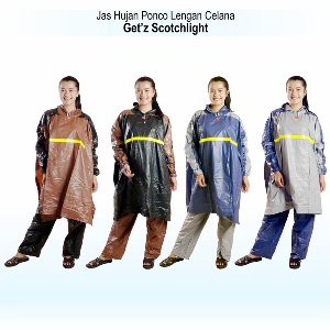 Indoplast Jas Hujan Dewasa Poncho Celana Getz