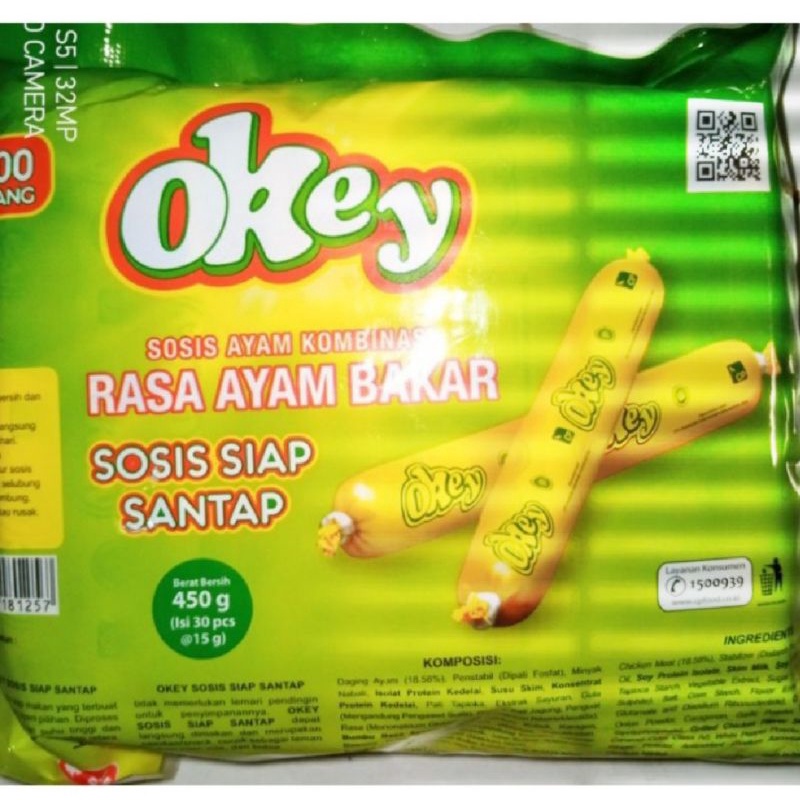 

Sosis Okey 1pack ( isi 30pcs)