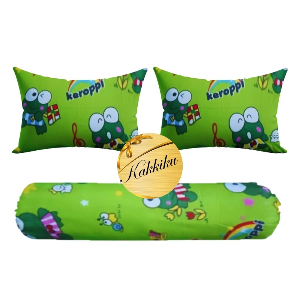 Sarung Bantal Set isi 3 pcs Motif dan Karakter Terbaru