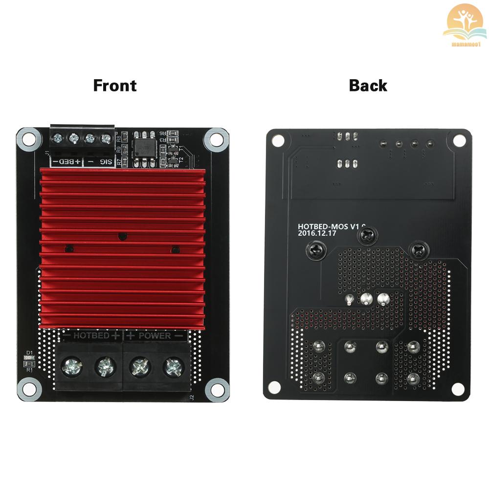 3D Printer Hotbed Heating Controller High Current Load MOS Module MOSFET Board Exceed 30A Compatible for CR-10 Ender-3 Prusa TEVO 3D Printer