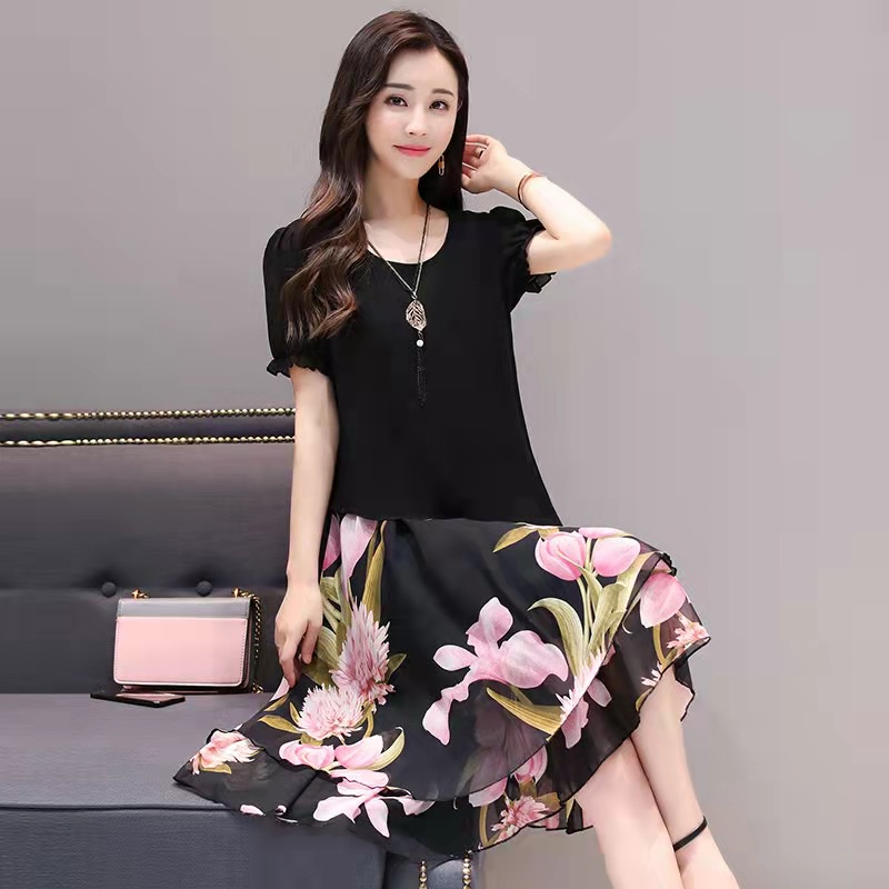 MS/ dress korea/dress wanita/midi dress/long dress/korean dress/dress korean style/baju dress wanita