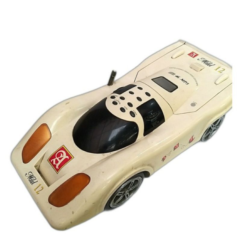 Pajangan Radio CD MP3 Player Mobil Sedan Porsche Lamborghini Sampoerna Mild 12 Figure Figurine Rare 