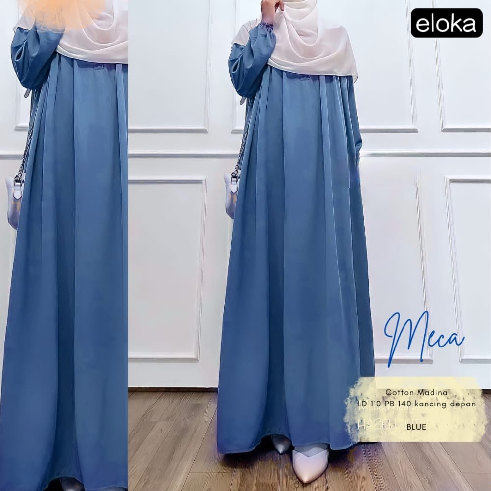 GAMIS MAXY EXCLUSIVE MOTIF POLOS || GAMIS WANITA MUSLIMAH BUSUI BAHAN KATUN MADINA || MECA MAXY PREM