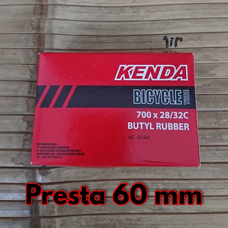 Ban Dalam Sepeda Kenda 700x28/32 FV60 Presta Balap