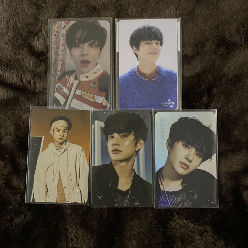 [take all] photocard pc jungwoo hehet kihno hohot 1st player cashbee resonance photoframe set holo p