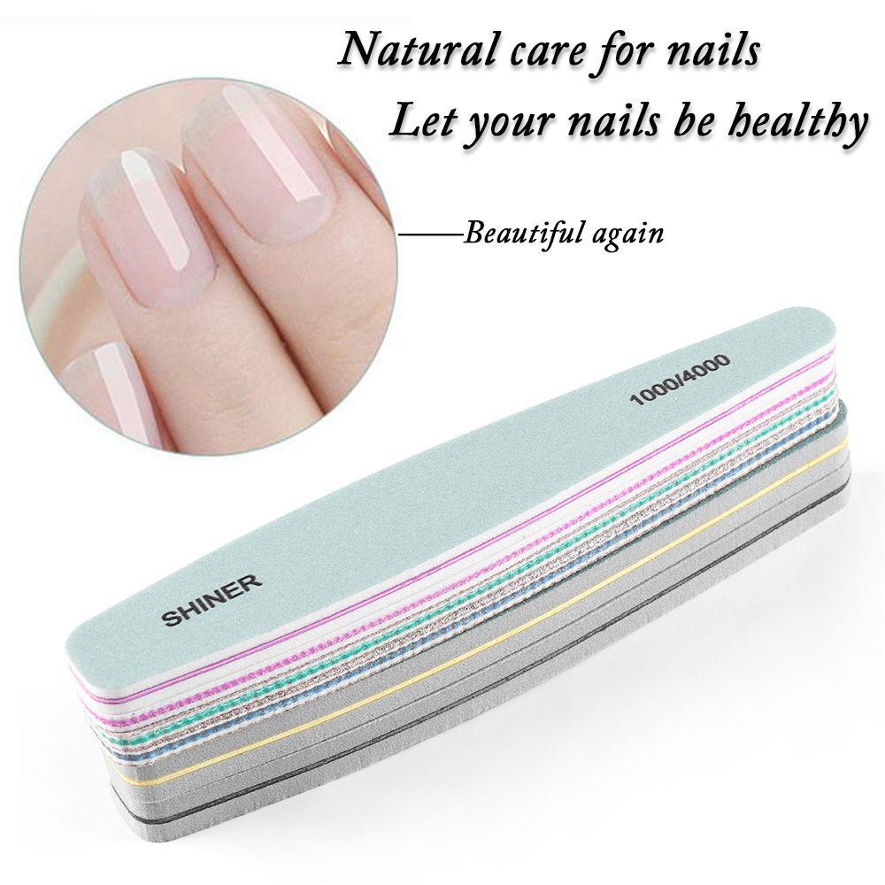 R-FLOWER 3pcs Kikir Kuku100 /150 /180 /220 /280 Perawatan Kuku Alat Kecantikan Manicure