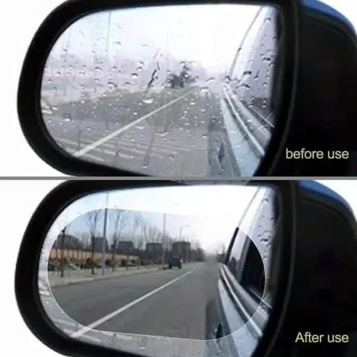 Stiker  anti fog spion mobil // Anti Embun Kaca Film Spion Mobil Anti Air// kaca spion// spion mobil