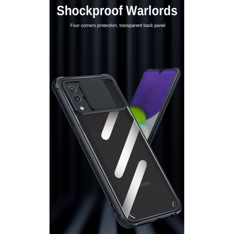 Original Soft Case Kamera Slide Samsung Galaxy A22 4G Casing Cover Protector Hp A 22 Softcase Ori