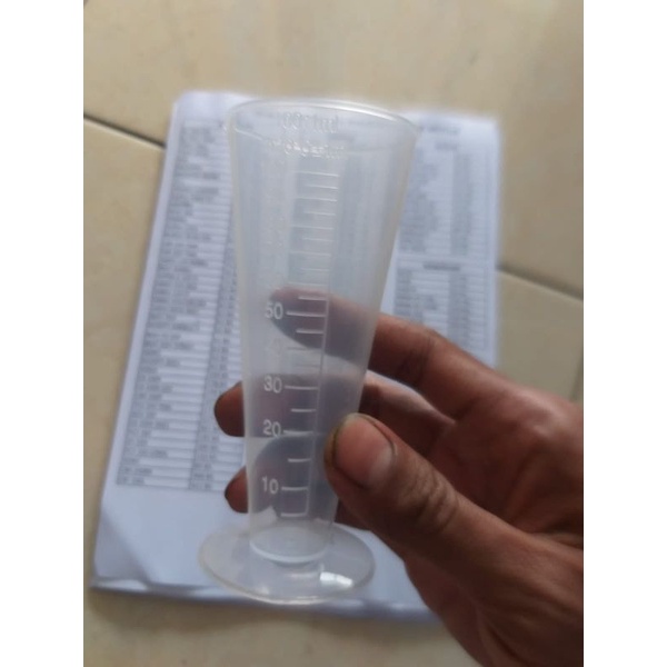 Gelas Ukur oli shokbeker 100ml  /Takaran Oli Sokbeker 100ml