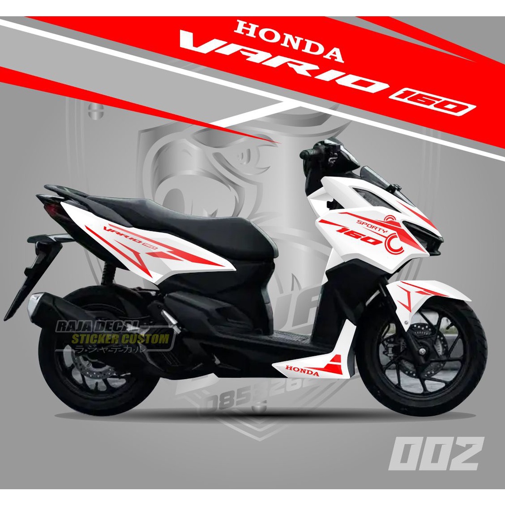 Cutting Sticker Vario 160 New 2022 - Aksesoris Motor Stiker Honda Vario New Schotlite Cutting Stiker