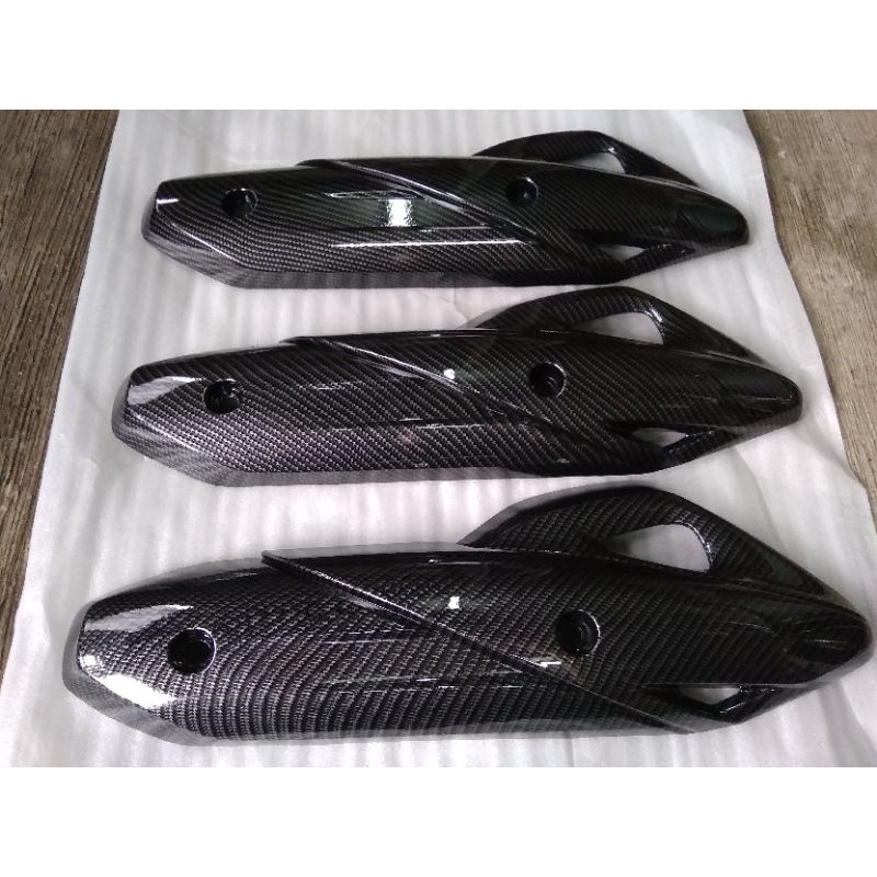 Cover tameng knalpot pcx lokal 150 k97 karbon wtp Ori