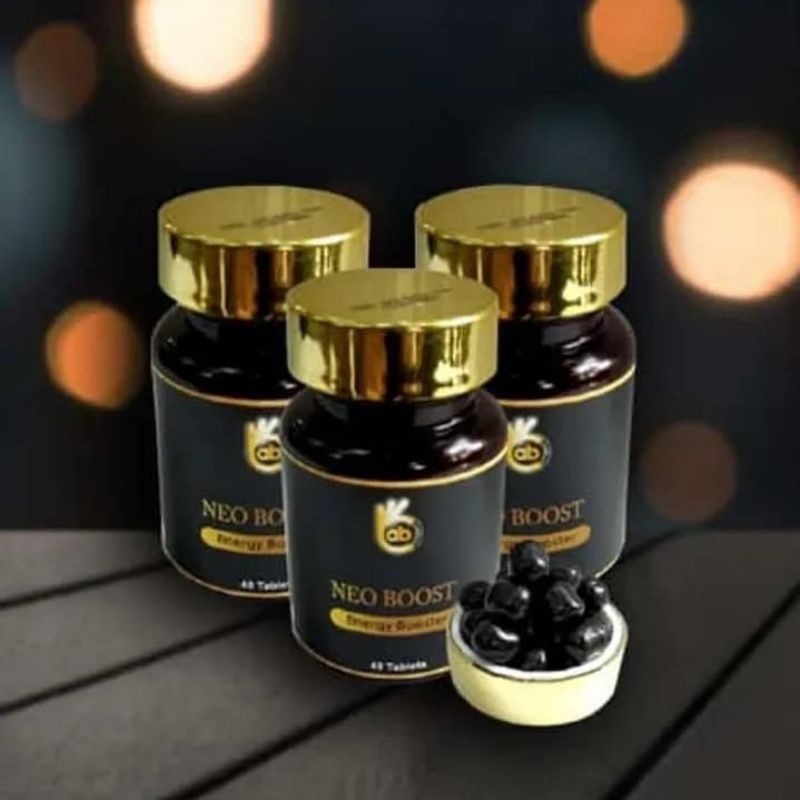 Herbal Neo boost pil hitam ajaib 1 botol isi 40 butir 100% original