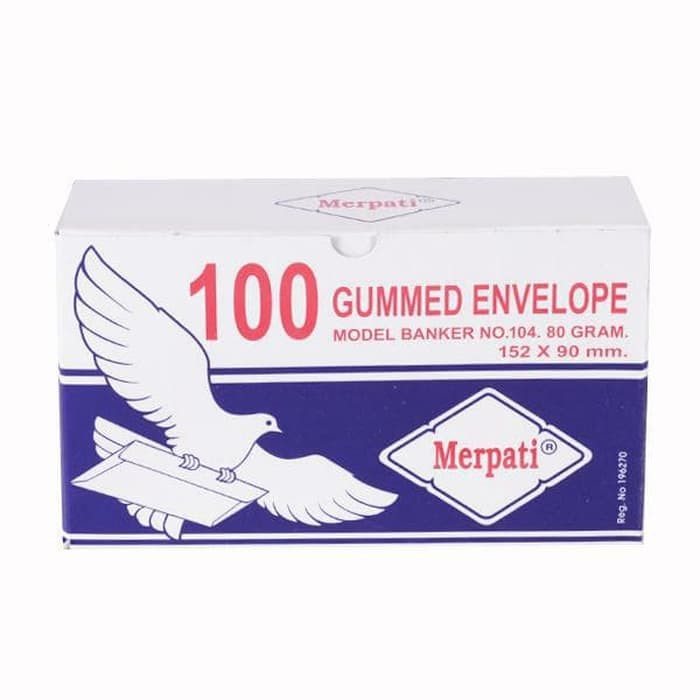 

Amplop Merpati Visit Putih Kecil (110 x 70 mm)