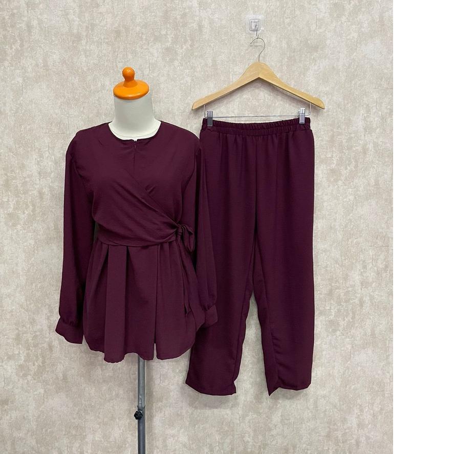 ۞ LAURA SETCEL CRINKLE POLOS LEMBUT ALL SIZE FIT XL BUSUI GROSIR ECER PGMTA ✶