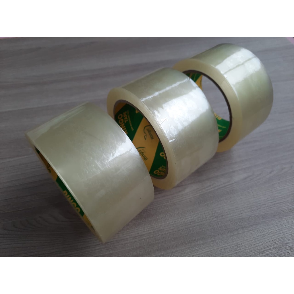 Lakban Bening 2inch (45mm) 90Yard Tebal/ solasi besar bening/ selotip esar bening