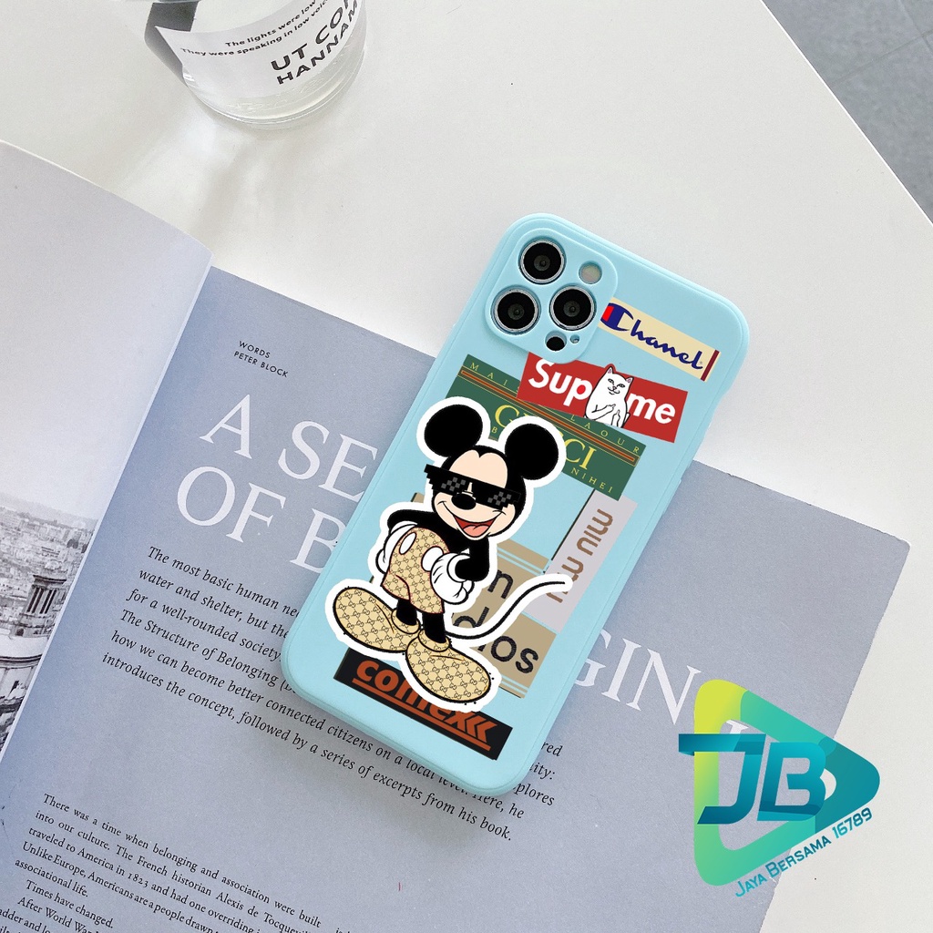 CASE CASING SOFTCASE SILIKON MACARON PELINDUNG KAMERA MICKEY MOUSE OPPO VIVO SAMSUNG XIAOMI REALME IPHONE ALL TYPE JB5627