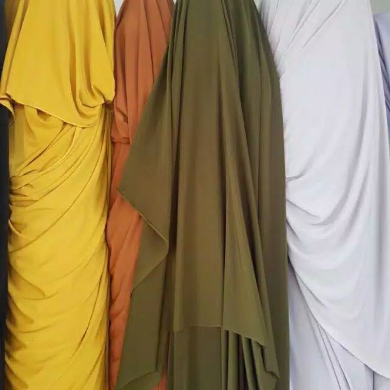 Grosir Kain Spandek Jersey Joya Per Roll 25kg Gramasi 175 Arahan Hijab, Gamis, dll