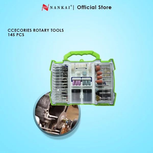 nankai 145 piece rotary tool kit / mata bor mini grinder / mini gerinda / gerinda mini / mata bor bo