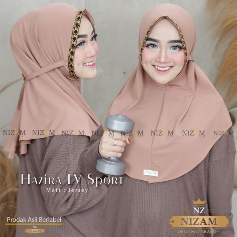 Jilbab Instan Hazira Sport By Nizam Scarf Hijab Olahraga