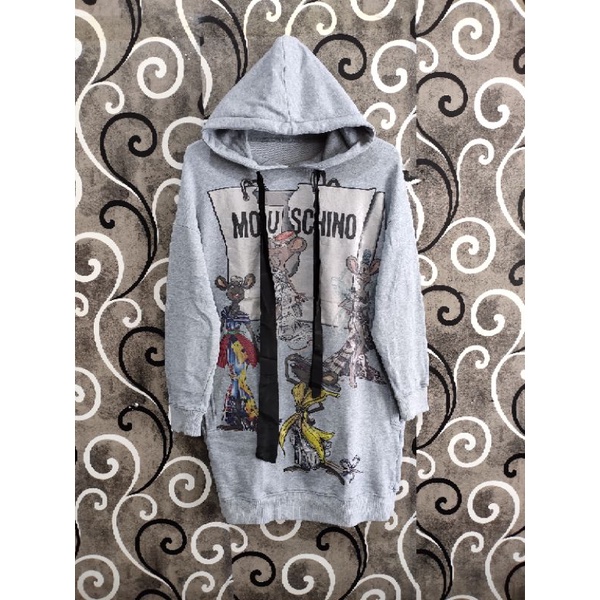hoodie moschino second / preloved