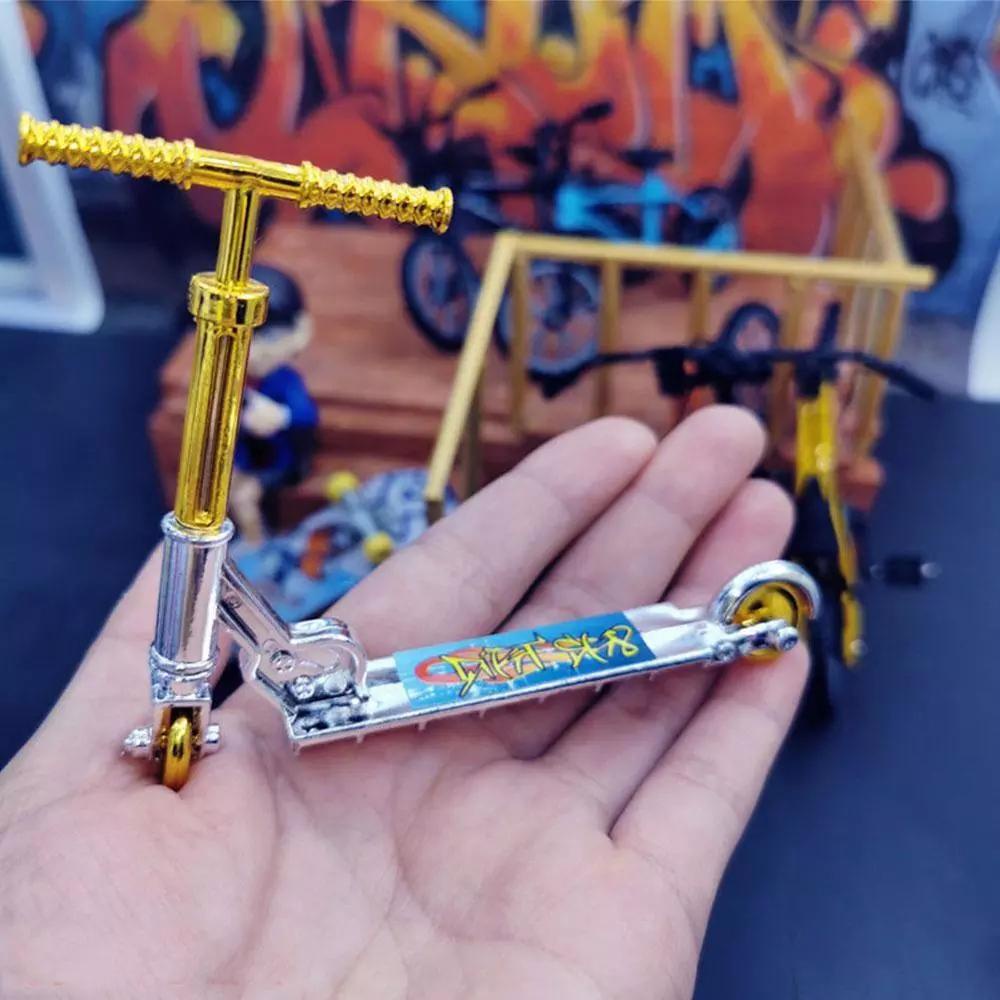 Needway Skuter Mini Mainan Simulasi Mainan Edukasi Fingerboard Anak Skateboard Mini Jari Skuter