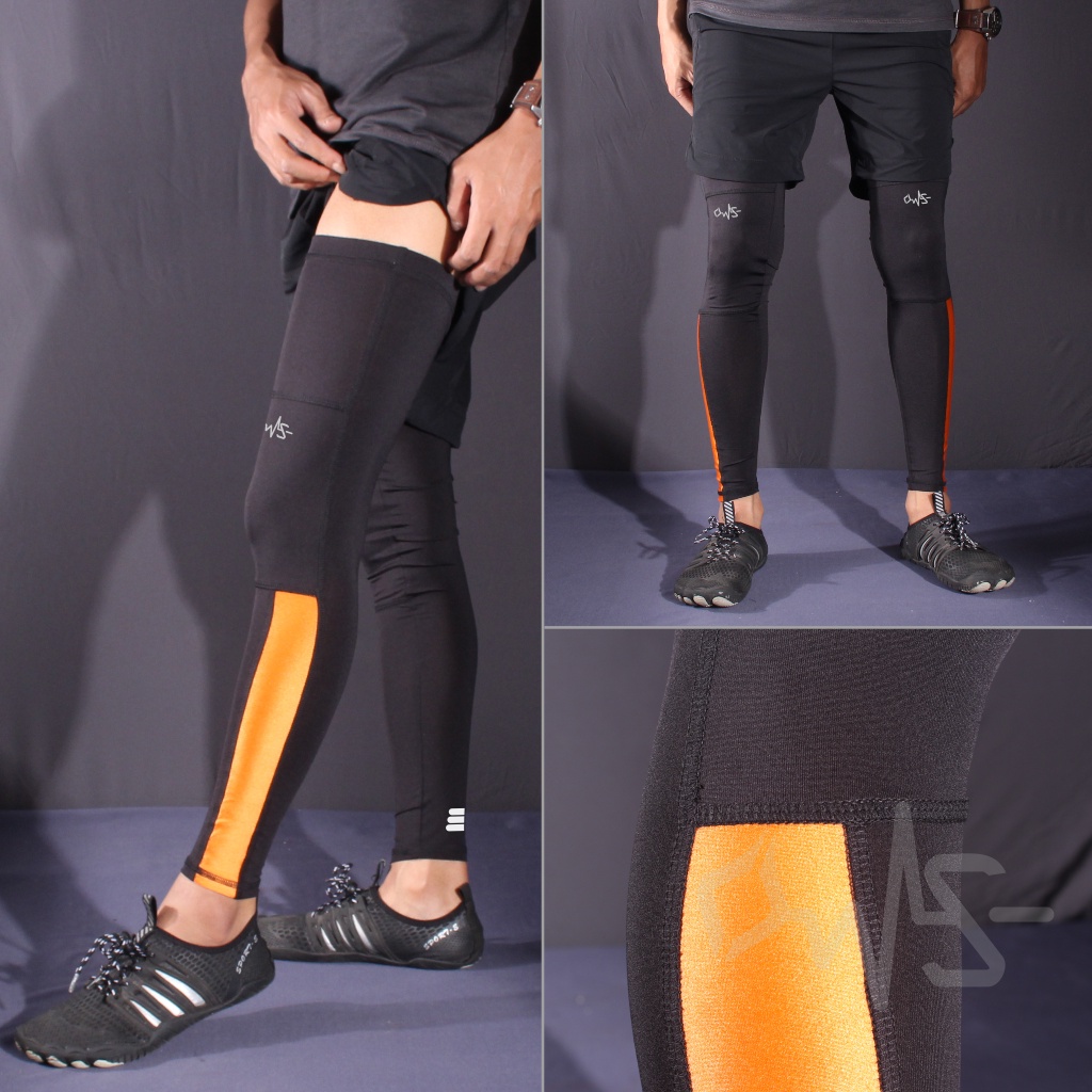 Manset Kaki leg sleeve manset kaki pria wanita manset leg warmer