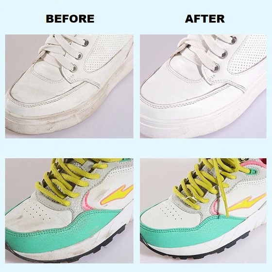 Plac Cream Cairan Pembersih Sepatu Putih Shoe Cleaner Polish Semir Ajaib Perawatan Pemutih Sneakers