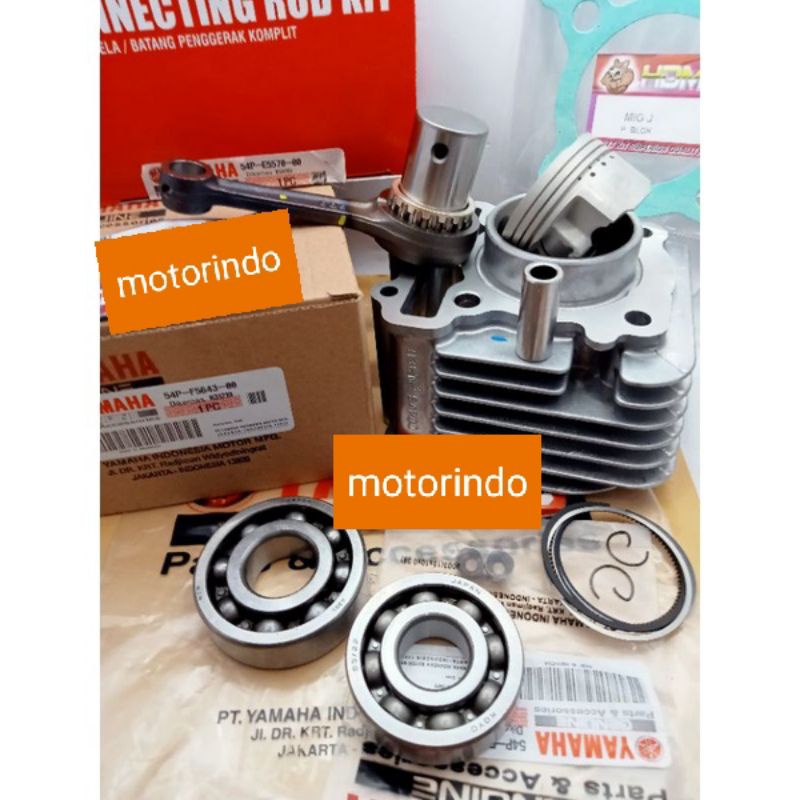 Blok Seher  Komplit +Stang Seher Plus Bering,6305+63/22 Japan Yamaha Mio J/Mio Gt(54P)