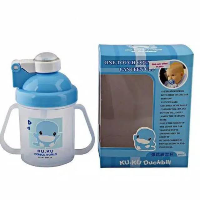 KUKU DUCKBILL ONE TOUCH OPEN CANTEEN CUP/TRAINING CUP