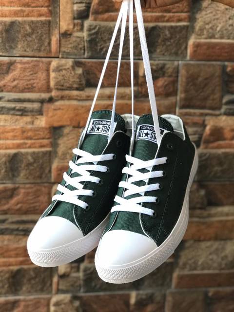 Sepatu converse allstar hijau/army ct2 +box