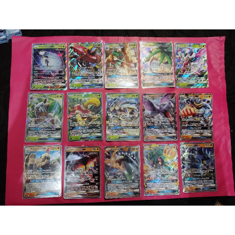 Kartu GX Vmax Pokemon Random Indonesia / Hologram / Kartu Pokemon Murah