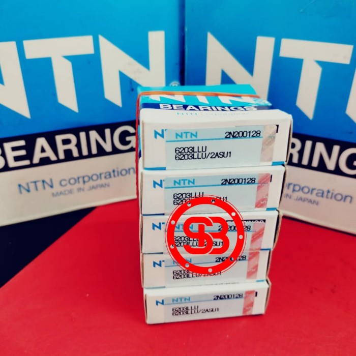 Bearing 6203 2RS NTN / LLU / 6203 2RS C3 NTN JAPAN ORIGINAL