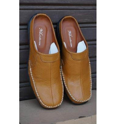 ✔️New Arival sepatu pria sandal bustong selop kulit asli berkualitas ND_mixture 5.5 Product HOT/【Import Terlaris】/Star 3.3/『Terlaris』/【Promo Hari Ini】