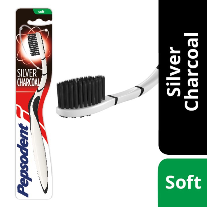 Pepsodent Silver Charcoal Sikat Gigi Soft