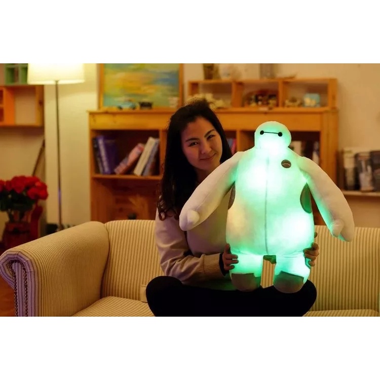 Boneka baymax Big Hero Six LED Size L Tinggi 35 cm