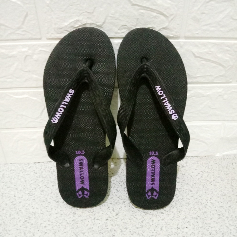 Sandal Jepit Hitam Swallow