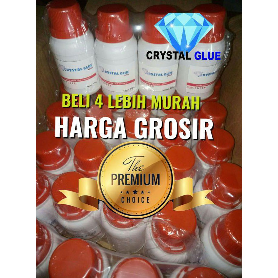 

BARU lem akrilik crystal glue kualitas super