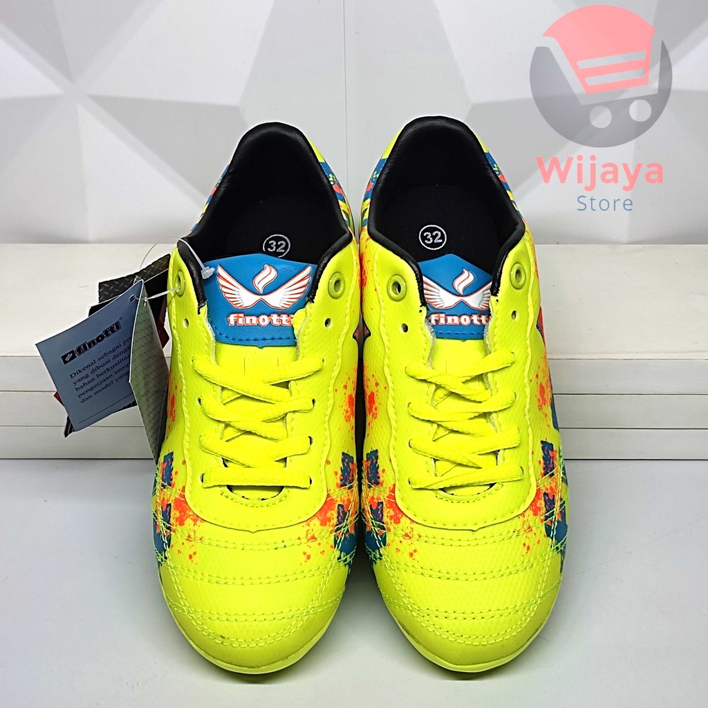 SEPATU SEPAK BOLA ANAK 32-36 FINOTTI ORIGINAL PREMIUM BERKUALITAS SOCCER FIFA