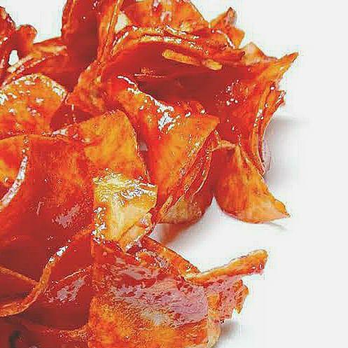 

7.7 SALE 1kg Keripik Singkong Balado Padang Asli Keripik Singkong Pedas Manis Cabe Asli Cemilan Snack Makanan